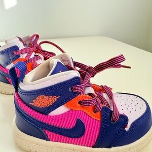Nike Kids' Purple and Pink Sneakers
